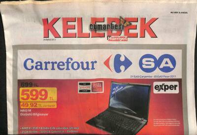 Hürriyet Gazetesi Kelebek Eki 24 Eylül 2011 - Serdar Ortaç Ailem Olacağını Bilsem Kariyerimi Siler Atarım GZ113239 - 1