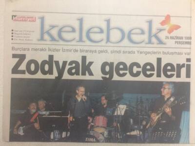Hürriyet Gazetesi Kelebek Eki 24 Haziran 1999 - Sanatçıların Çoğu Gecekondulu GZ32847 - 1