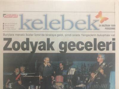 Hürriyet Gazetesi Kelebek Eki 24 Haziran 1999 - Zodyak Geceleri GZ32846 - 1
