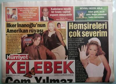 Hürriyet Gazetesi Kelebek Eki 24 Haziran 2005 İlker İnanoğlunun Amerikan Rüyası -GZ37728 - 1