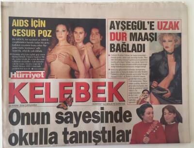 Hürriyet Gazetesi Kelebek Eki 24 Kasım 2004 - İbrahim Tatlıses Ayşegüle Uzak Dur Maaşı Bağlandı GZ20863 - 1