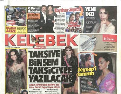 Hürriyet Gazetesi Kelebek Eki 24 Kasım 2014 - Funda Arardan Konser Öncesi Spor GZ107253 - 1