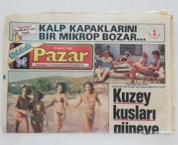 Hürriyet Gazetesi Kelebek Eki 24 Mart 1985 -Fatma Girik Vurun Kahpeye - GZ45882 - 1