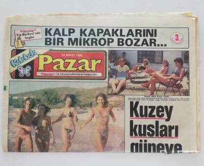 Hürriyet Gazetesi Kelebek Eki 24 Mart 1985 -Fatma Girik Vurun Kahpeye - GZ45882 - 1