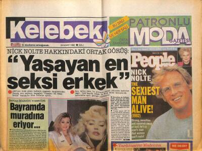 Hürriyet Gazetesi Kelebek Eki 24 Mart 1992 - Sevtap Parman Maksime Assolist , Bayramda Muradına Eriyor... GZ94162 - 1