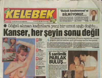 Hürriyet Gazetesi Kelebek Eki 24 Mayıs 1990 - Sezen Aksudan Korkulur - Umut , Banunun Ekmeği GZ122928 - 1