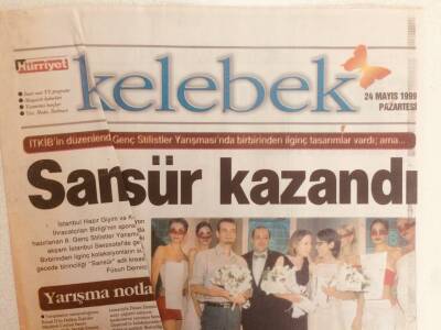 Hürriyet Gazetesi Kelebek Eki 24 Mayıs 1999 - Sansür Kazandı GZ38967 - 1