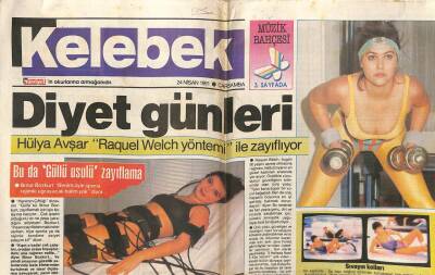 Hürriyet Gazetesi Kelebek Eki 24 Nisan 1991 - Semiha Yankı, Ne Dedi GZ75832 - 1