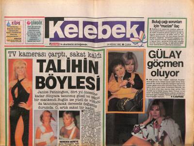 Hürriyet Gazetesi Kelebek Eki 24 Nisan 1992 - Erkin Koray Gitarından Ayrılıyor GZ63928 - 1
