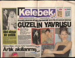 Hürriyet Gazetesi Kelebek Eki 24 Ocak 1992 - Zerrin Özer 16 Yılı Artı Hanesine Yazdı GZ63938 - 2