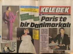 Hürriyet Gazetesi Kelebek Eki 24 Şubat 1987 - Pariste Bir Danimarkalı GZ63574 - 2