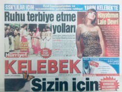 Hürriyet Gazetesi Kelebek Eki 24 Şubat 2005 - Sibel Can Hayatımın Lale Devri GZ43410 - 2