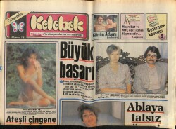 Hürriyet Gazetesi Kelebek Eki 24 Temmuz 1985 - Cüneyt Serdardan Büyük Başarı GZ63674 - 2