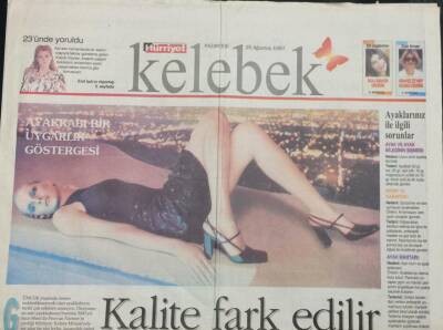Hürriyet Gazetesi Kelebek Eki 25 Ağustos1997 İmaj Maker Dediğin GZ36167 - 1