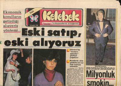 Hürriyet Gazetesi Kelebek Eki 25 Aralık 1984 - Zeki Müren Nazara Karşı Altın Bulundurmak İyidir GZ90452 - 1