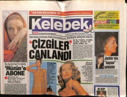 Hürriyet Gazetesi Kelebek Eki 25 Aralık 1991 - Zuhal Olcayın Derdi Hüzüne Abone GZ63763 - 1