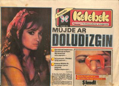 Hürriyet Gazetesi Kelebek Eki 25 Ekim 1984 - Müjde Ar Doludizgin , Gerekirse Kapanıyor Gerekirse Açılıyor . GZ93454 - 1