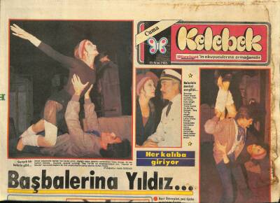 Hürriyet Gazetesi Kelebek Eki 25 Ekim 1985 - Başbalerina Yıldız... GZ114599 - 1