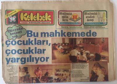 Hürriyet Gazetesi Kelebek Eki 25 Haziran 1984 - Neşe Karaböceke Bir Yeğen Geliyor Teyzelik Heyecanı GZ22474 - 1