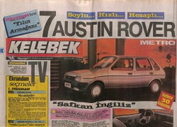 Hürriyet Gazetesi Kelebek Eki 25 Kasım 1987 - Cihan Ünal - Harika Avcı Fotoroman GZ63616 - 2