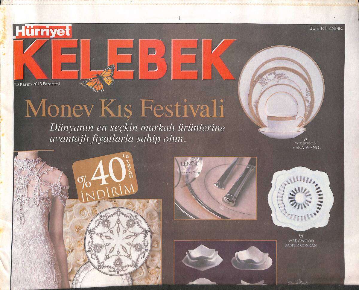 Hürriyet Gazetesi Kelebek Eki 25 Kasım 2013 - Ajda Pekkan'ın Büyük Aşkı Ajan Mıydı? - İlhan Şeşen Aydan Şener 10 Yıl Sonra Buluştu GZ136665 - 1