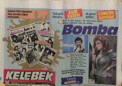 Hürriyet Gazetesi Kelebek Eki 25 Nisan 1987 - Asım Erken,Sinemaya En Zor Kapıdan Girdim GZ63545 - 1