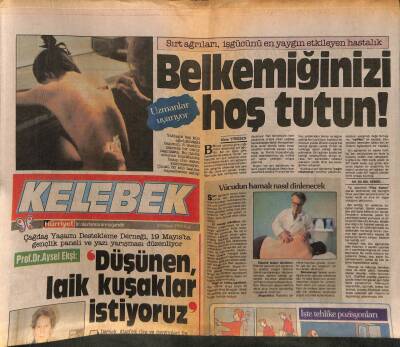Hürriyet Gazetesi Kelebek Eki 25 Nisan 1989 - Dallas Çiftliğinin Bebeği , Yepyeni Bir Kimlikle Yeniden Atakta... GZ113694 - 1