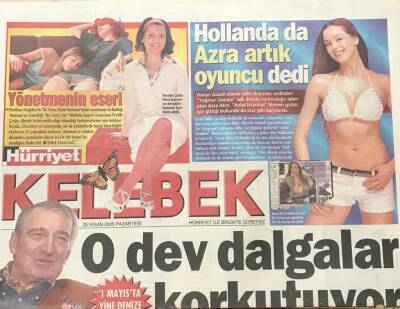 Hürriyet Gazetesi Kelebek Eki 25 Nisan 2005 - Yalının İtirafı Korsan Satış Bana Yaradı GZ36040 - 1