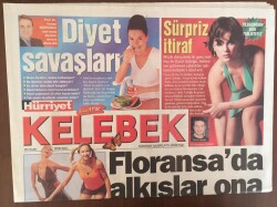 Hürriyet Gazetesi Kelebek Eki 25 Ocak 2005 - Yüz Nakline İstanbul Alternatifi GZ10027 - 2