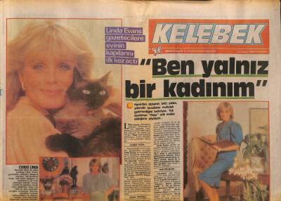 Hürriyet Gazetesi Kelebek Eki 25 Şubat 1988 - Çiğdem Tunçun Paraya İhtiyacı Var , Umudu Makarna Reklamında GZ94039 - 1