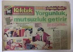 Hürriyet Gazetesi Kelebek Eki 25 Temmuz 1983 - Necla Nazır Hıçkırık Kerime Nadirin Ölümsüz Eseri GZ10902 - 1