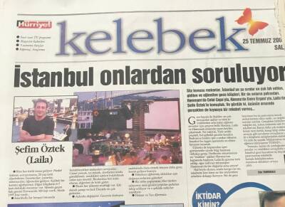 Hürriyet Gazetesi Kelebek Eki 25 Temmuz 2000-Madonna Büyümüş GZ36504 - 1