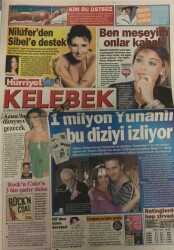 Hürriyet Gazetesi Kelebek Eki 25 Temmuz 2005-1 Milyon Yunanlı Bu Diziyi İzliyor GZ45310 - 1