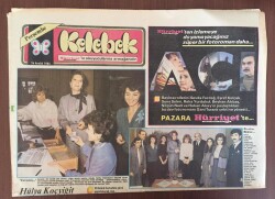 Hürriyet Gazetesi Kelebek Eki 26 Aralık 1985 - Moda Dünyasına Yeni Modelistler Katıldı GZ10147 - 2