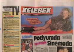 Hürriyet Gazetesi Kelebek Eki 26 Aralık 1987 - Sevtap Parman,Çok Yoruldum GZ63792 - 1