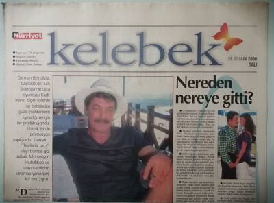 Hürriyet Gazetesi Kelebek Eki 26 Aralık 2000 Magazinin Güzel Yüzü -GZ37289 - 1