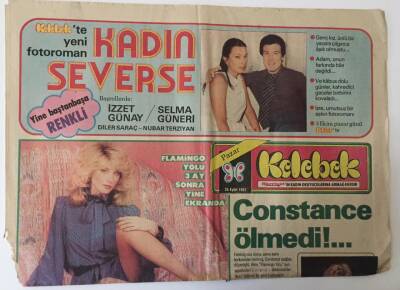 Hürriyet Gazetesi Kelebek Eki 26 Eylül 1982 - Bir Yeniden Doğuşun Öyküsü GZ13574 - 2