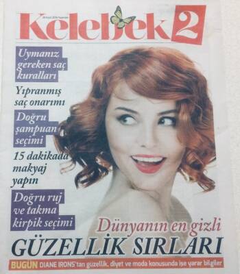 Hürriyet Gazetesi Kelebek Eki 26 Eylül 2016 - Yıpranmış Saç Onarımı GZ46945 - 1