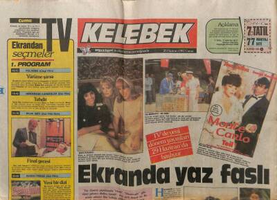 Hürriyet Gazetesi Kelebek Eki 26 Haziran 1987- Burcunuzun Tatil Zevki GZ63722 - 1