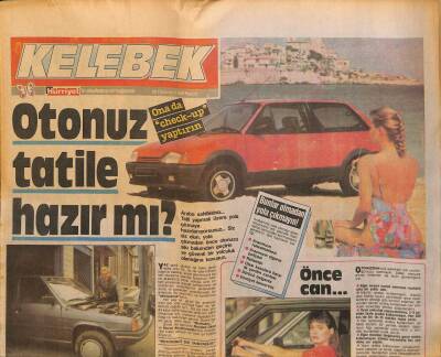 Hürriyet Gazetesi Kelebek Eki 26 Haziran 1988 - Zerrin Özer Leyleği Havada Gördü GZ93968 - 1