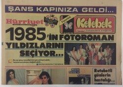 Hürriyet Gazetesi Kelebek Eki 26 Kasım 1984 - Hulusi Kentmen , 72. Doğum Gününü Sanatçı Arkadaşlarıyla Birlikte Kutladı GZ16816 - 1
