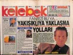 Hürriyet Gazetesi Kelebek Eki 26 Mayıs 1992 - Uğur Yücel 34 Yaşında Evli Bir Çocuklu GZ63698 - 1