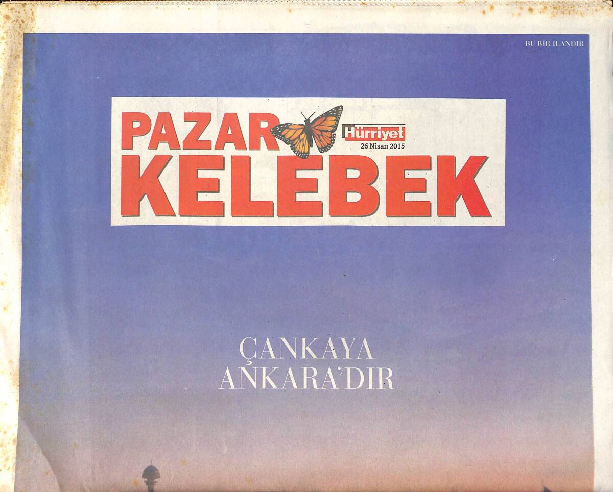 Hürriyet Gazetesi Kelebek Eki 26 Nisan 2015 - Fazıl Say'ın Rockçı Aşkı - Fuat Güner: Dedem Eşkiyaydı GZ155079 - 1