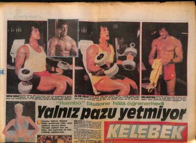Hürriyet Gazetesi Kelebek Eki 26 Ocak 1988 - Gülben Ergen , Mankenlikten Önce Diploma diyor GZ93944 - 1