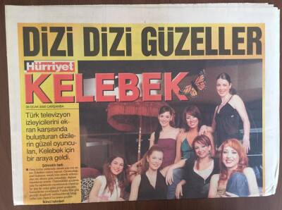 Hürriyet Gazetesi Kelebek Eki 26 Ocak 2005 -Moda Diyetler Mercek Altında GZ10026 - 2