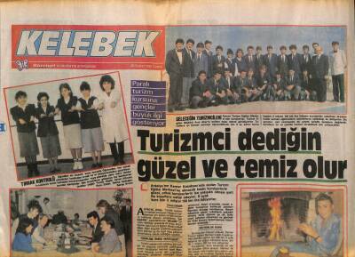 Hürriyet Gazetesi Kelebek Eki 26 Şubat 1988 - Dedektif Stacey Keach Şimdi de Yazar Oldu GZ94038 - 1