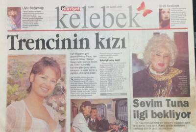 Hürriyet Gazetesi Kelebek Eki 26 Şubat 1999 Sevim Tuna İlgi Bekliyor GZ30997 - 1