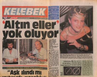 Hürriyet Gazetesi Kelebek Eki 26 Temmuz 1989 - Özdemir Erdoğan Sert Konuştu Denetimi Tanımam GZ90723 - 1
