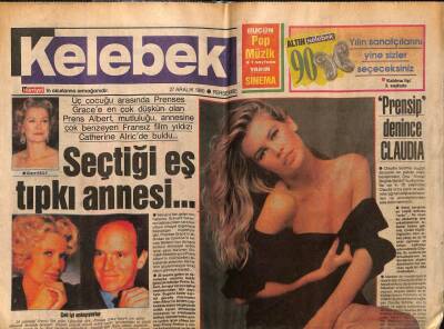 Hürriyet Gazetesi Kelebek Eki 27 Aralık 1990 - Fikret Hakanın Öztürk Serengil İle Hesabı Var GZ75680 - 1