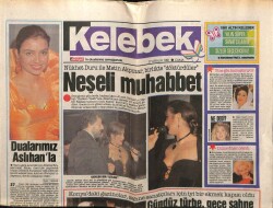 Hürriyet Gazetesi Kelebek Eki 27 Aralık 1991 - Nükhet Duru İle Metin Akpınar Birlikte Döktürdüler GZ63762 - 2